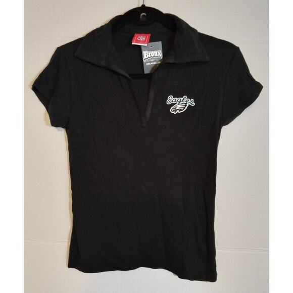 Philadelphia Eagles NFL for Her Black Polo Small - Picture 1 of 4
